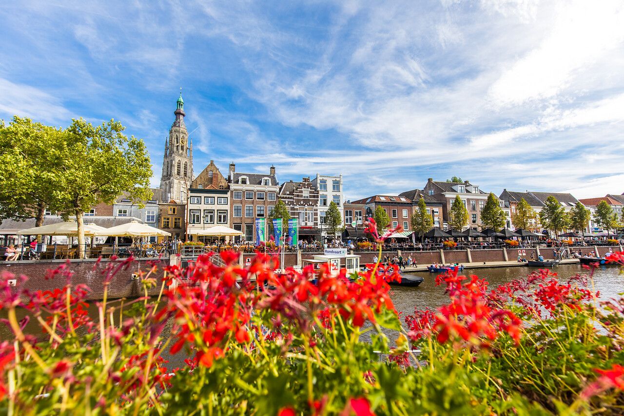 Een mooie foto van het centrum van Breda.
