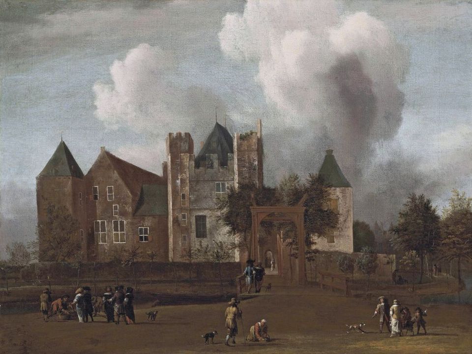 17th century painting of Slot Purmersteijn