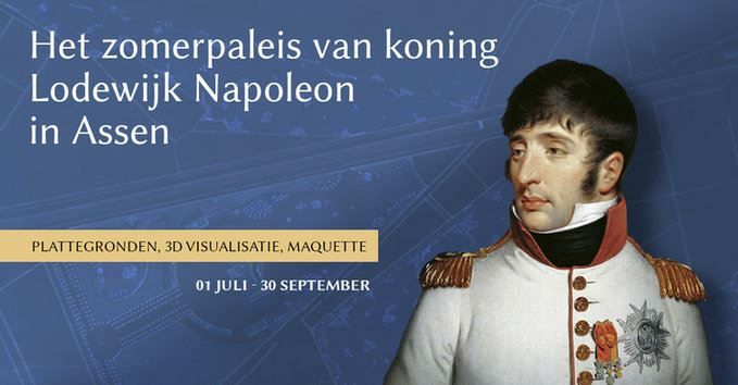 In ons warenhuis is tijdens Vanderveen Op Stelten de tentoonstelling 'Het zomerpaleis van koning Lodewijk Napoleon in Assen' te zien.