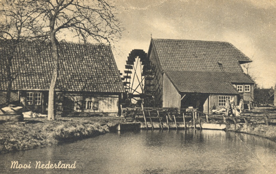 Ansicht van de Opwettense Watermolen in Nuenen.