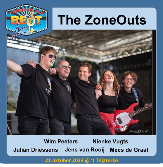 Band The ZoneOuts treden op tijdens Vrienden van Best Live