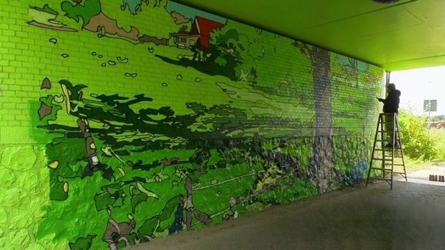 Van Gogh mural Eindhoven