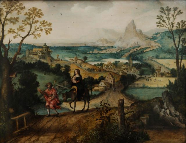 Lucas Gassel, Vlucht naar Egypte, 1542 - Fotografie Peter Cox Bonnefantenmuseum, bruikleen Rijksdienst voor het Cultureel Erfgoed