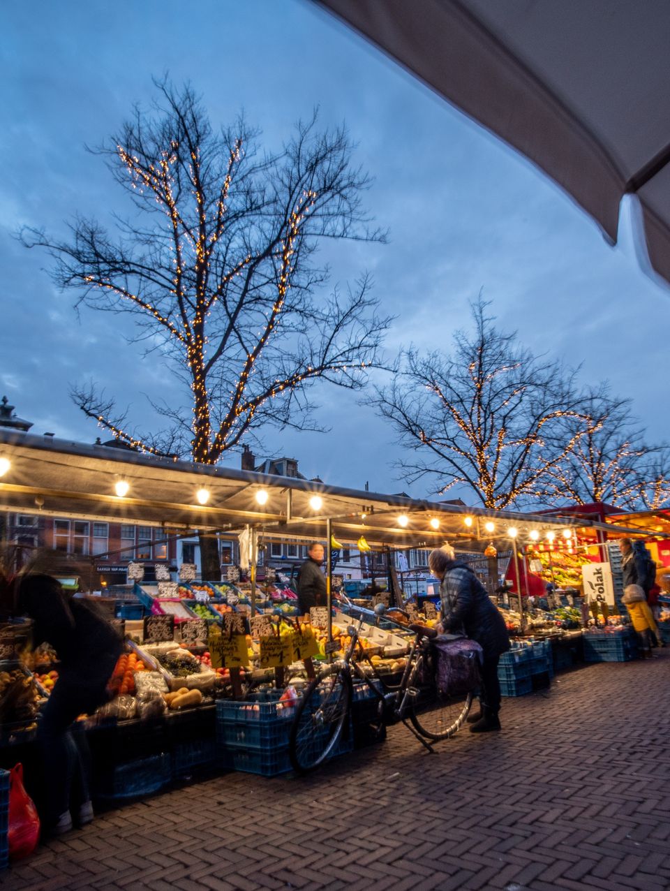 Market stall in Leiden