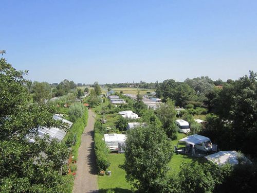 Luchtfoto van Camping Tuinderij Welgelegen