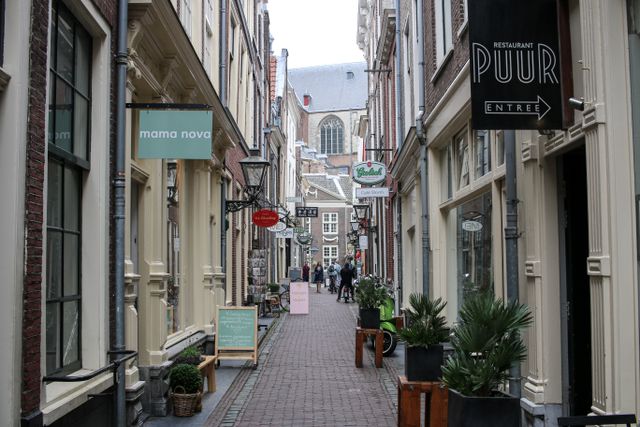 Pieterskwartier winkelen Leiden.