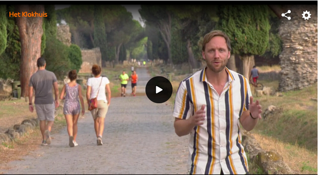 Screenshot Klokhuis aflevering Romeinse wegen