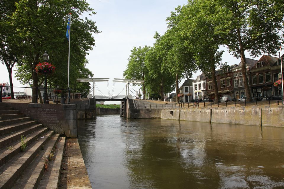 De 'Oude Sluis' in de oude kern Vreeswijk in Nieuwegein