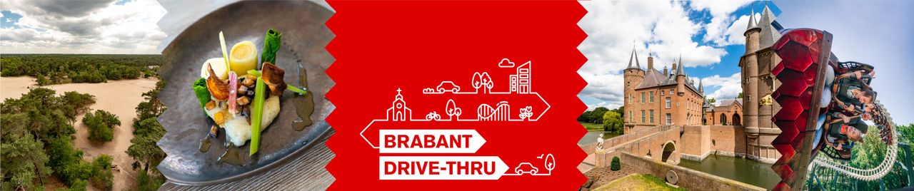 Brabant Drive Thru header met logo