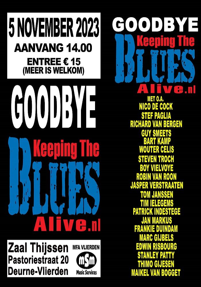 Affiche Keeping The Blues Alive - Goodbye