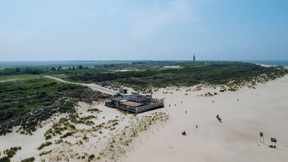 Strandtent Bula Ouddorp drone