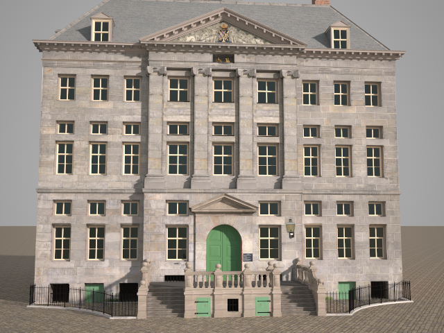 Reconstructie stadhuis 1836