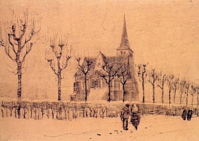 Van Gogh, St. Clemenskerk Gerwen, 1883-84 VGM Amsterdam