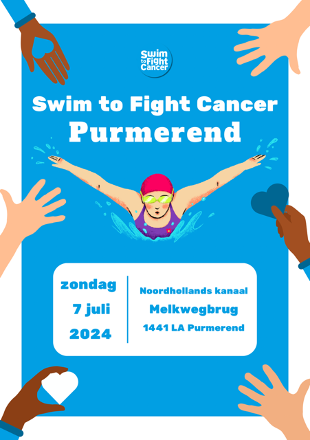 Swim to Fight Cancer Purmerend Poster