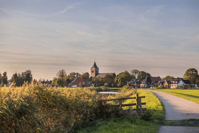 Foto van het dorp Easterein in Friesland