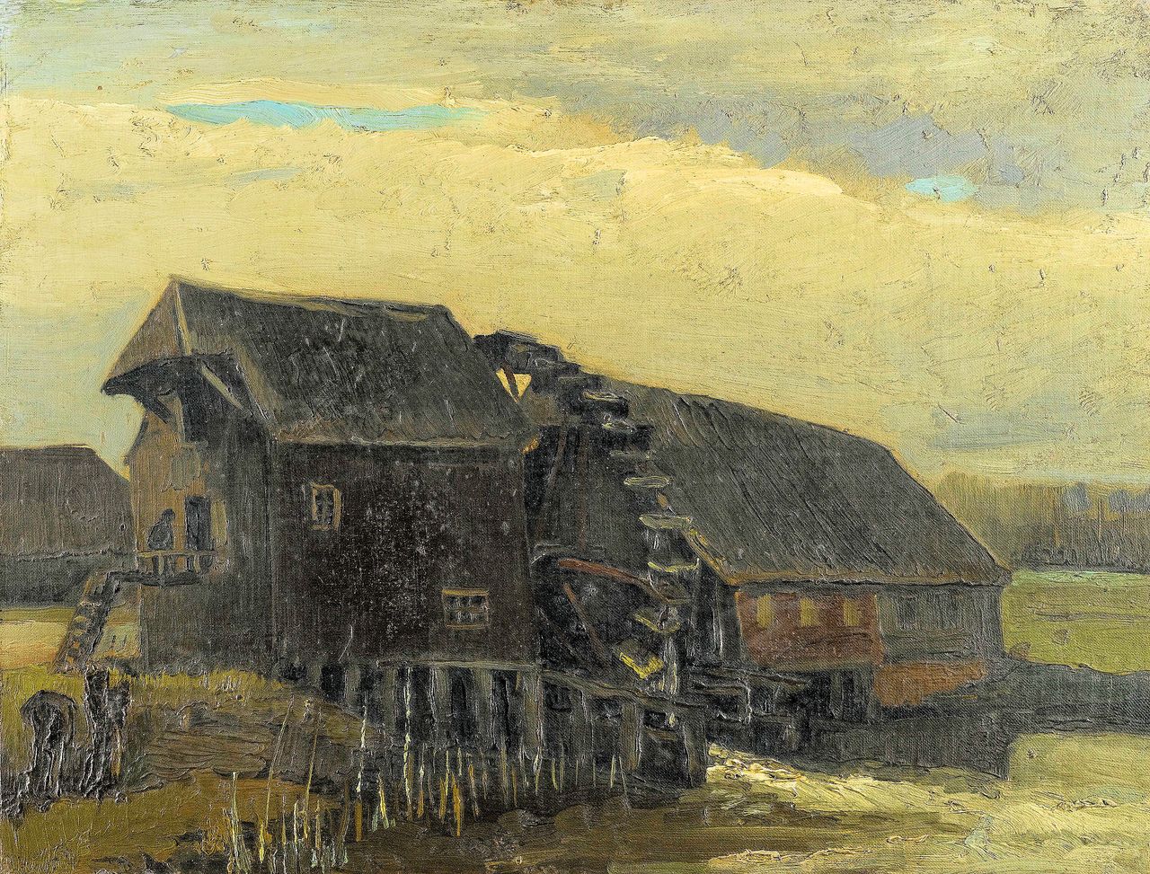 Watermill at Opwetten, Vincent van Gogh (1853-1890), Nuenen 1884, Private Collection