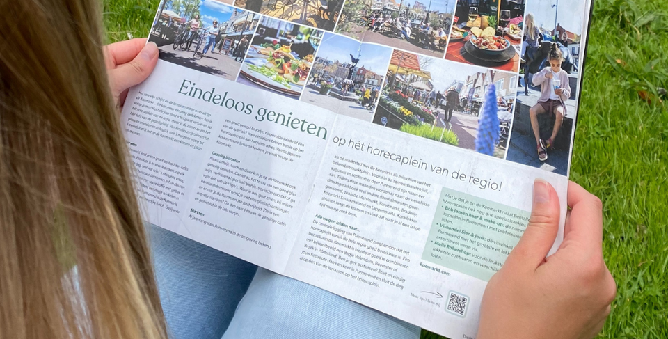 Foto van het magazine 'Dagje uit in Laag Holland'.
