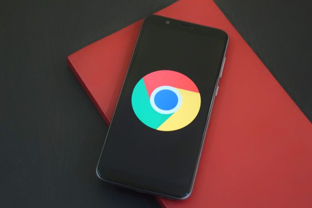 Google chrome on a phone