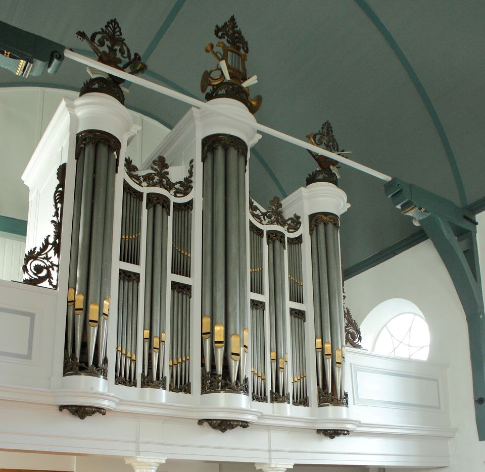 Orgelfront in Dorpskerk Huizum
