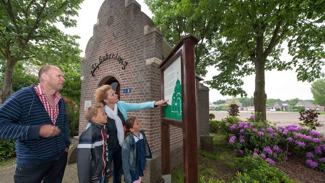 Sint Hubertuskapel Liessel - informatiebord