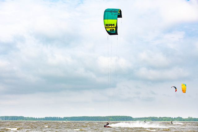 Kiten op het Gooimeer