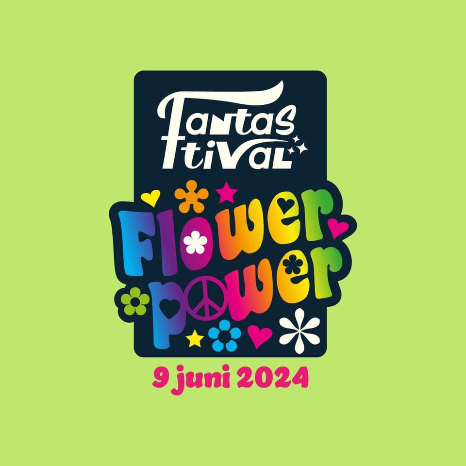 Flyer Fantastal 2024 met thema Flower Power
