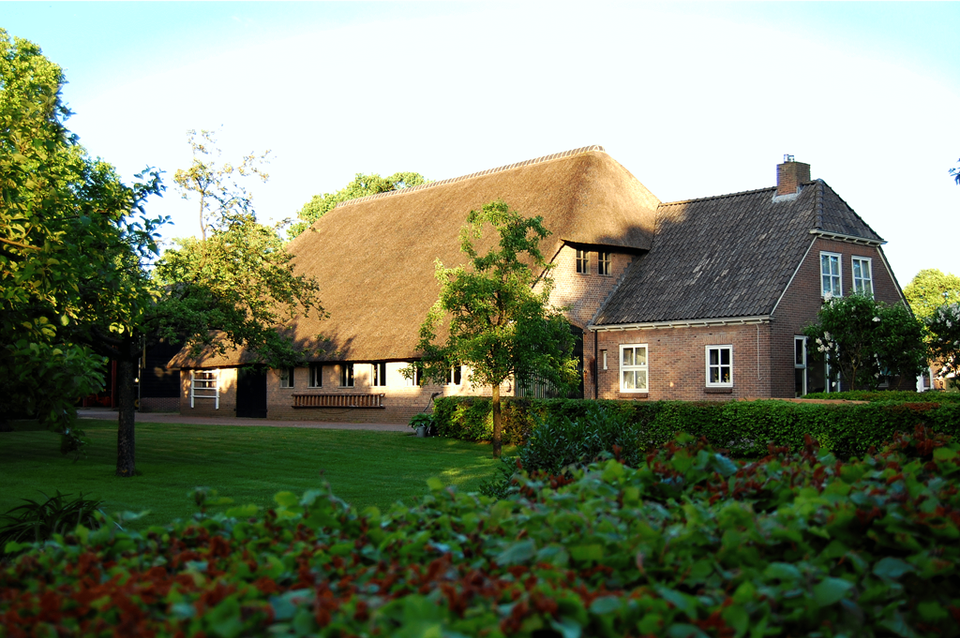 Boerderij midden in het dorp Orvelte. Centraal in Drenthe