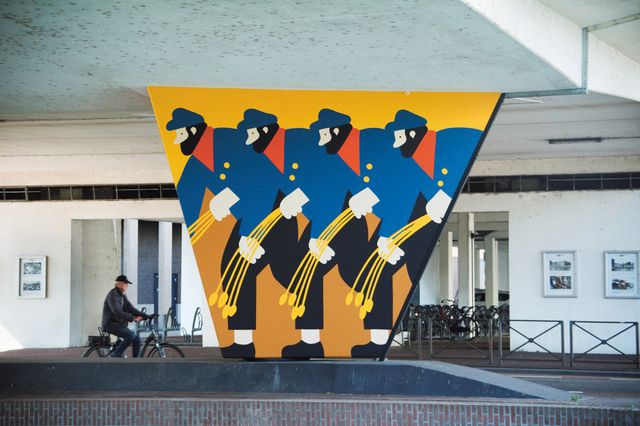 Van Gogh Mural De Arbeiders in Helmond