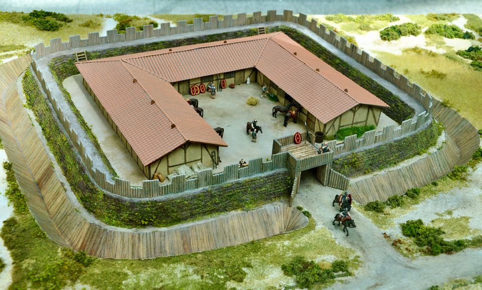 Maquette van fort Ockenburgh.
