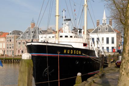 Museum Ship Hudson at the harbour of Maassluis